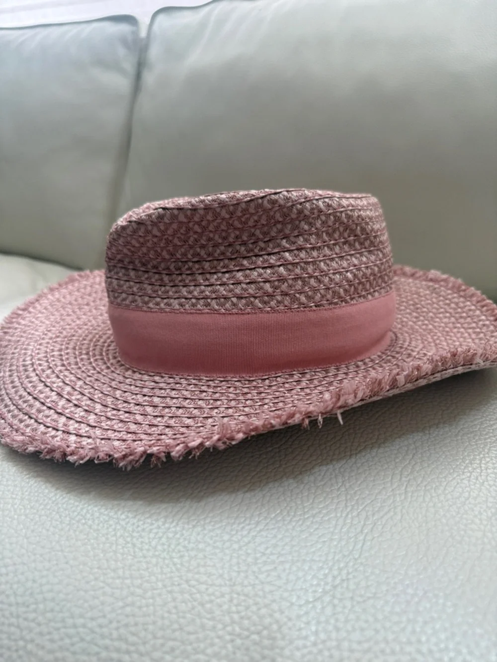 NEW Eric Javits Look Again Packable Blush Fedora - Picture 10 of 10